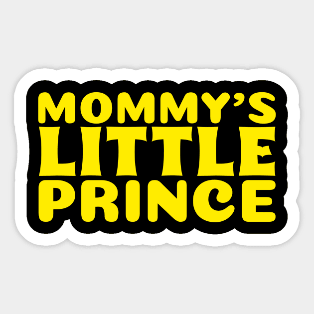 Mommy's Little Prince Sticker by KidsKingdom